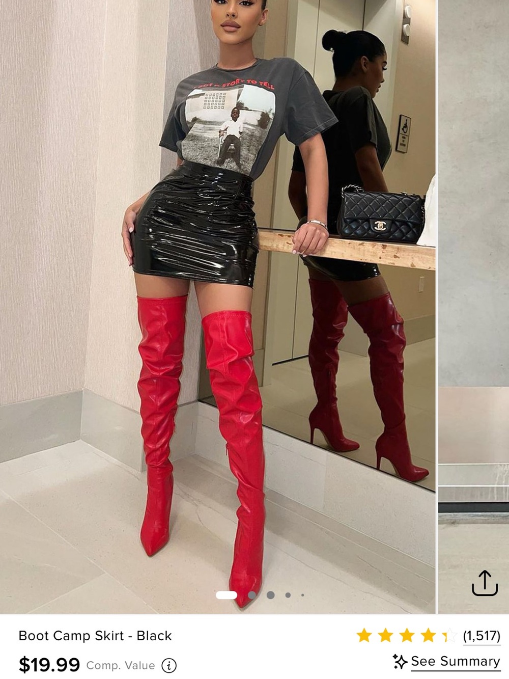 Fashion Nova Black Skirt
